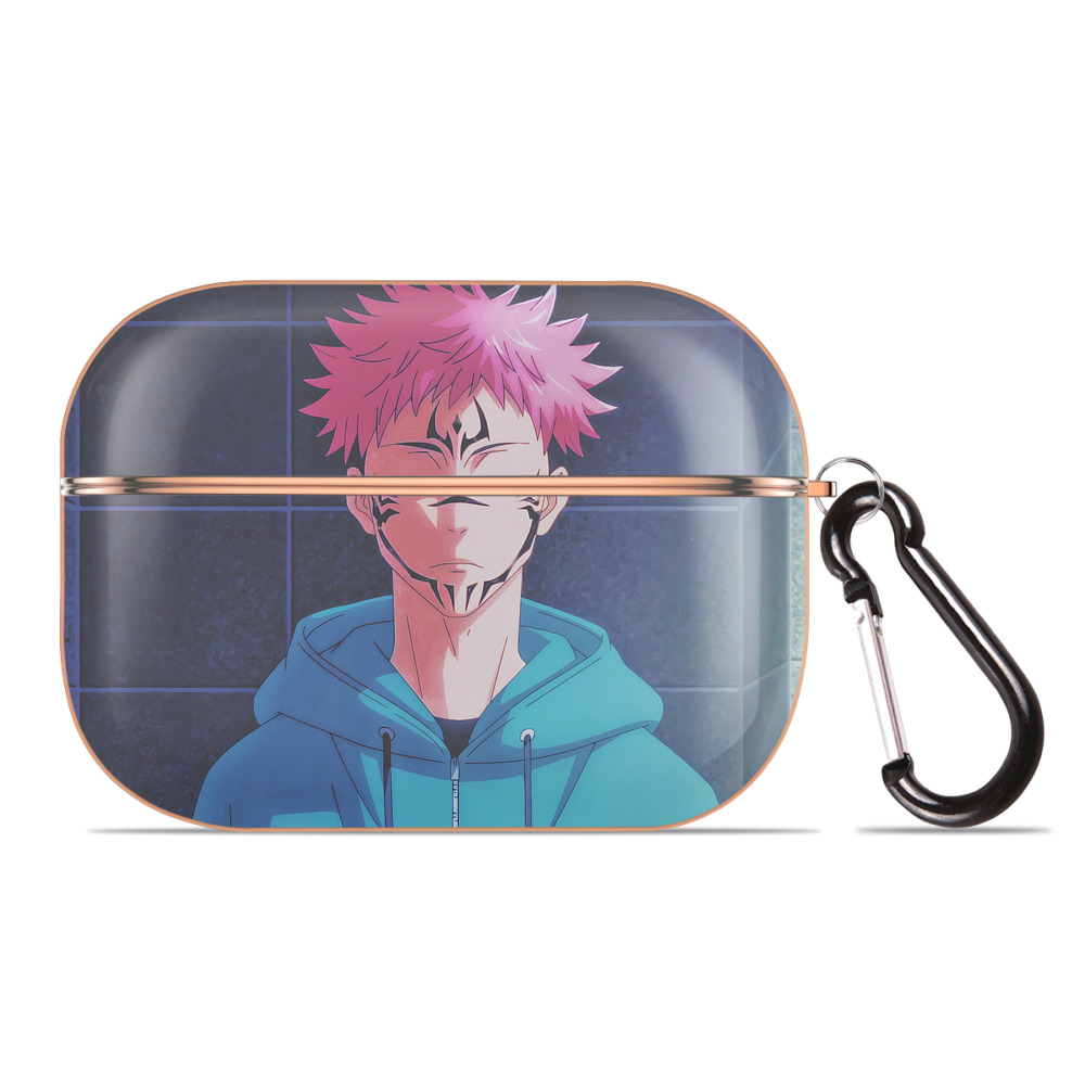 （画像用） 呪術廻戦 Jujutsu Kaisen 【AirPods Pro用】ハードシェル保護ケース｜耐衝撃・防指紋・カラビナ付き商品仕様