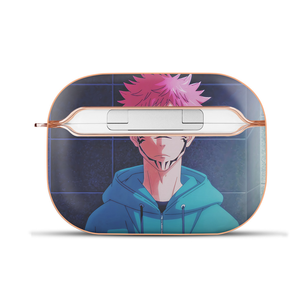 （画像用） 呪術廻戦 Jujutsu Kaisen 【AirPods Pro用】ハードシェル保護ケース｜耐衝撃・防指紋・カラビナ付き商品仕様