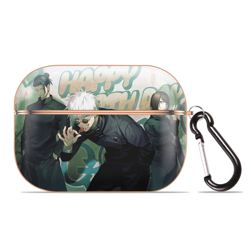 （画像用） 呪術廻戦 Jujutsu Kaisen 【AirPods Pro用】ハードシェル保護ケース｜耐衝撃・防指紋・カラビナ付き商品仕様