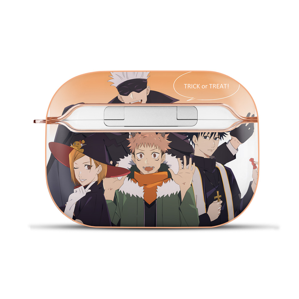 （画像用） 呪術廻戦 Jujutsu Kaisen 【AirPods Pro用】ハードシェル保護ケース｜耐衝撃・防指紋・カラビナ付き商品仕様