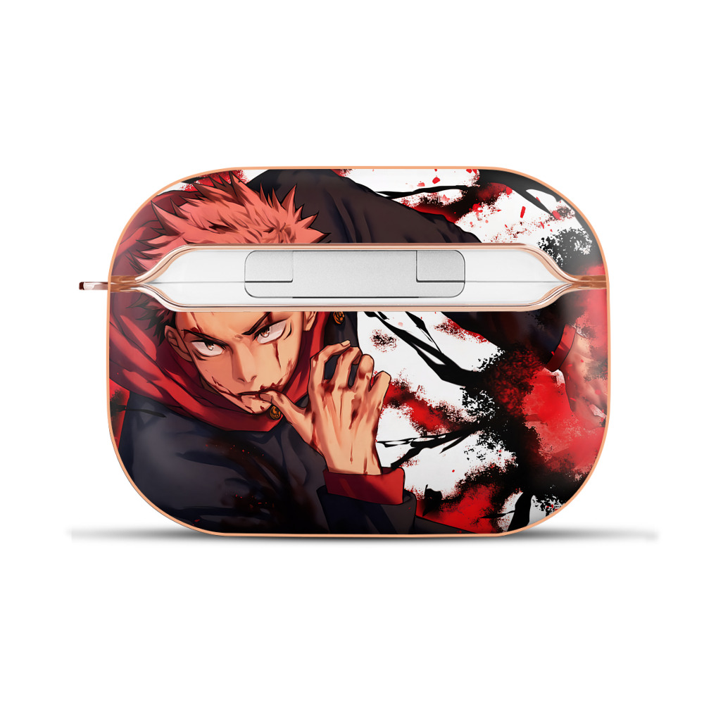 （画像用） 呪術廻戦 Jujutsu Kaisen 【AirPods Pro用】ハードシェル保護ケース｜耐衝撃・防指紋・カラビナ付き商品仕様