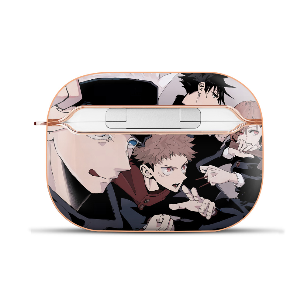 （画像用） 呪術廻戦 Jujutsu Kaisen 【AirPods Pro用】ハードシェル保護ケース｜耐衝撃・防指紋・カラビナ付き商品仕様