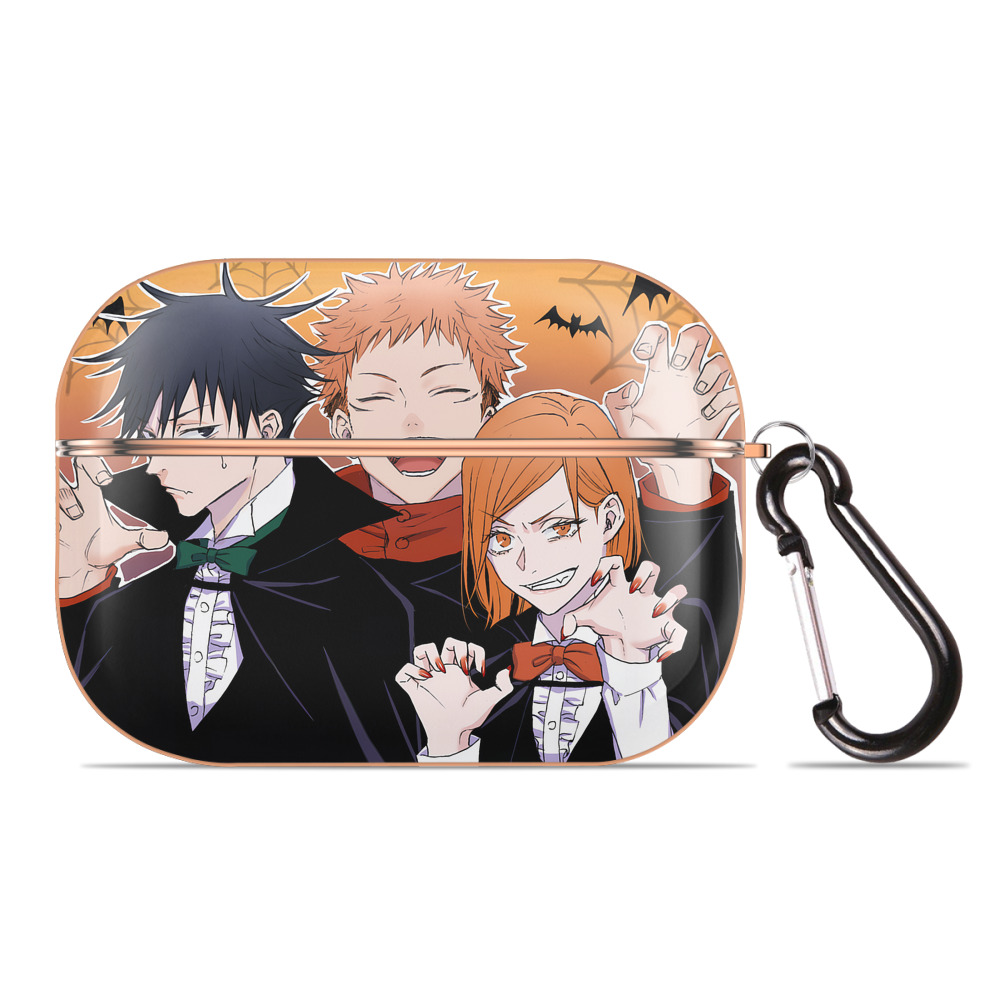 （画像用） 呪術廻戦 Jujutsu Kaisen 【AirPods Pro用】ハードシェル保護ケース｜耐衝撃・防指紋・カラビナ付き商品仕様
