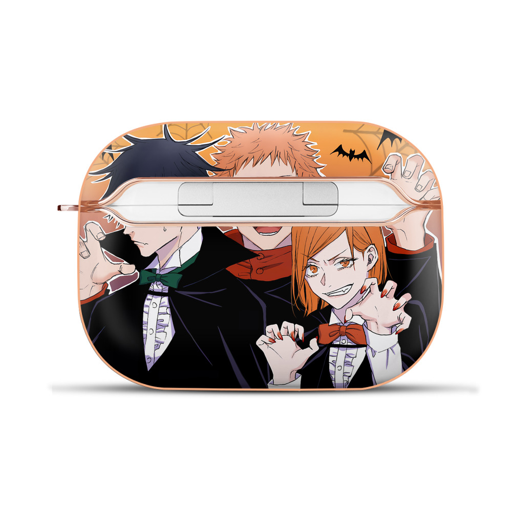 （画像用） 呪術廻戦 Jujutsu Kaisen 【AirPods Pro用】ハードシェル保護ケース｜耐衝撃・防指紋・カラビナ付き商品仕様