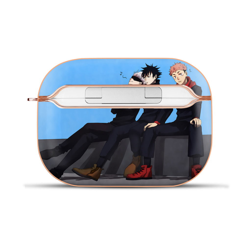 （画像用） 呪術廻戦 Jujutsu Kaisen 【AirPods Pro用】ハードシェル保護ケース｜耐衝撃・防指紋・カラビナ付き商品仕様