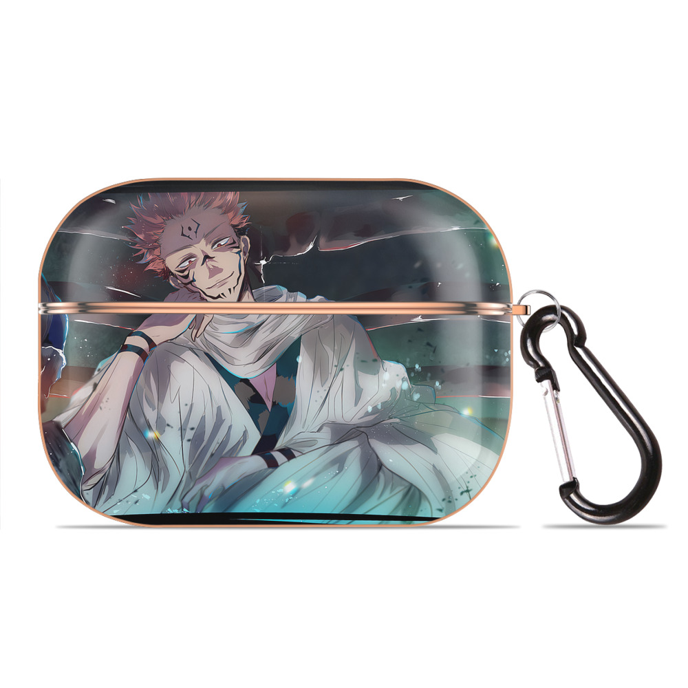 （画像用） 呪術廻戦 Jujutsu Kaisen 【AirPods Pro用】ハードシェル保護ケース｜耐衝撃・防指紋・カラビナ付き商品仕様