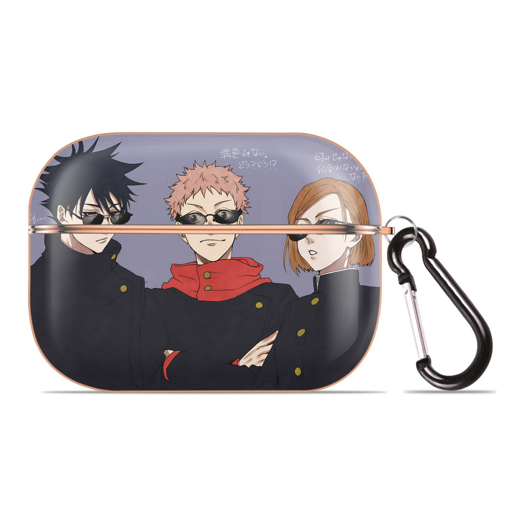 （画像用） 呪術廻戦 Jujutsu Kaisen 【AirPods Pro用】ハードシェル保護ケース｜耐衝撃・防指紋・カラビナ付き商品仕様