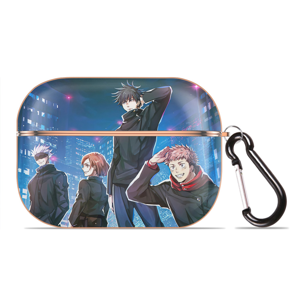 （画像用） 呪術廻戦 Jujutsu Kaisen 【AirPods Pro用】ハードシェル保護ケース｜耐衝撃・防指紋・カラビナ付き商品仕様