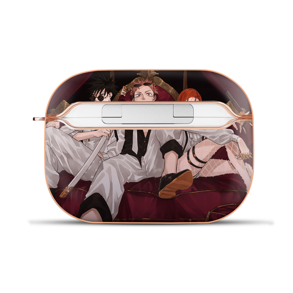 （画像用） 呪術廻戦 Jujutsu Kaisen 【AirPods Pro用】ハードシェル保護ケース｜耐衝撃・防指紋・カラビナ付き商品仕様