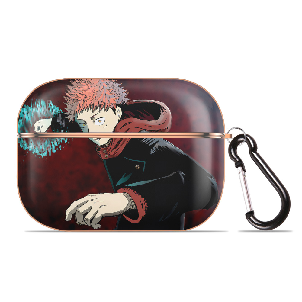 （画像用） 呪術廻戦 Jujutsu Kaisen 【AirPods Pro用】ハードシェル保護ケース｜耐衝撃・防指紋・カラビナ付き商品仕様