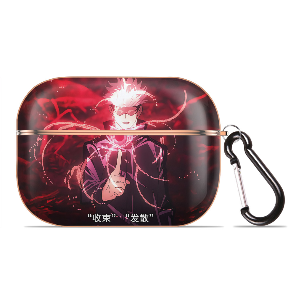 （画像用） 呪術廻戦 Jujutsu Kaisen 【AirPods Pro用】ハードシェル保護ケース｜耐衝撃・防指紋・カラビナ付き商品仕様
