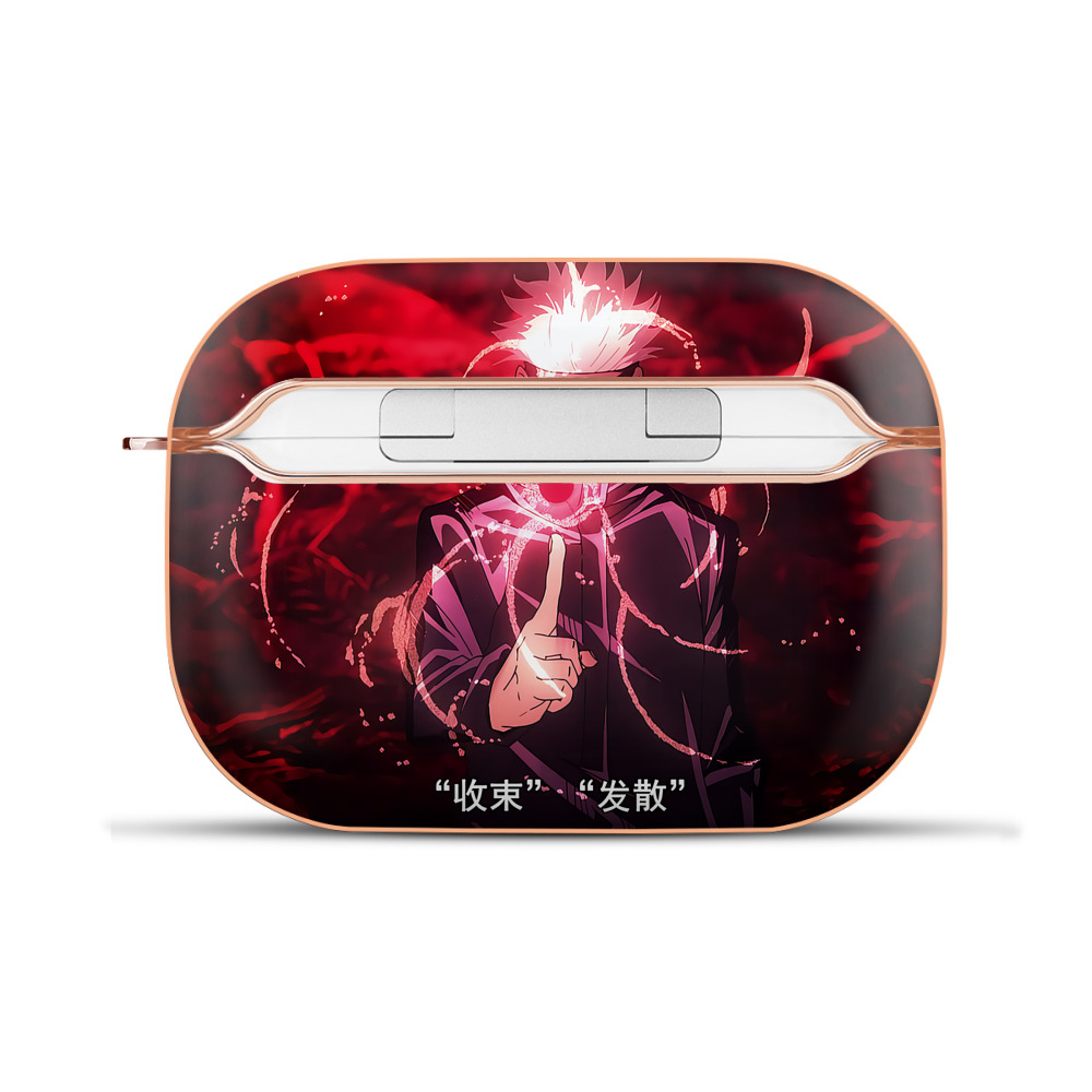 （画像用） 呪術廻戦 Jujutsu Kaisen 【AirPods Pro用】ハードシェル保護ケース｜耐衝撃・防指紋・カラビナ付き商品仕様