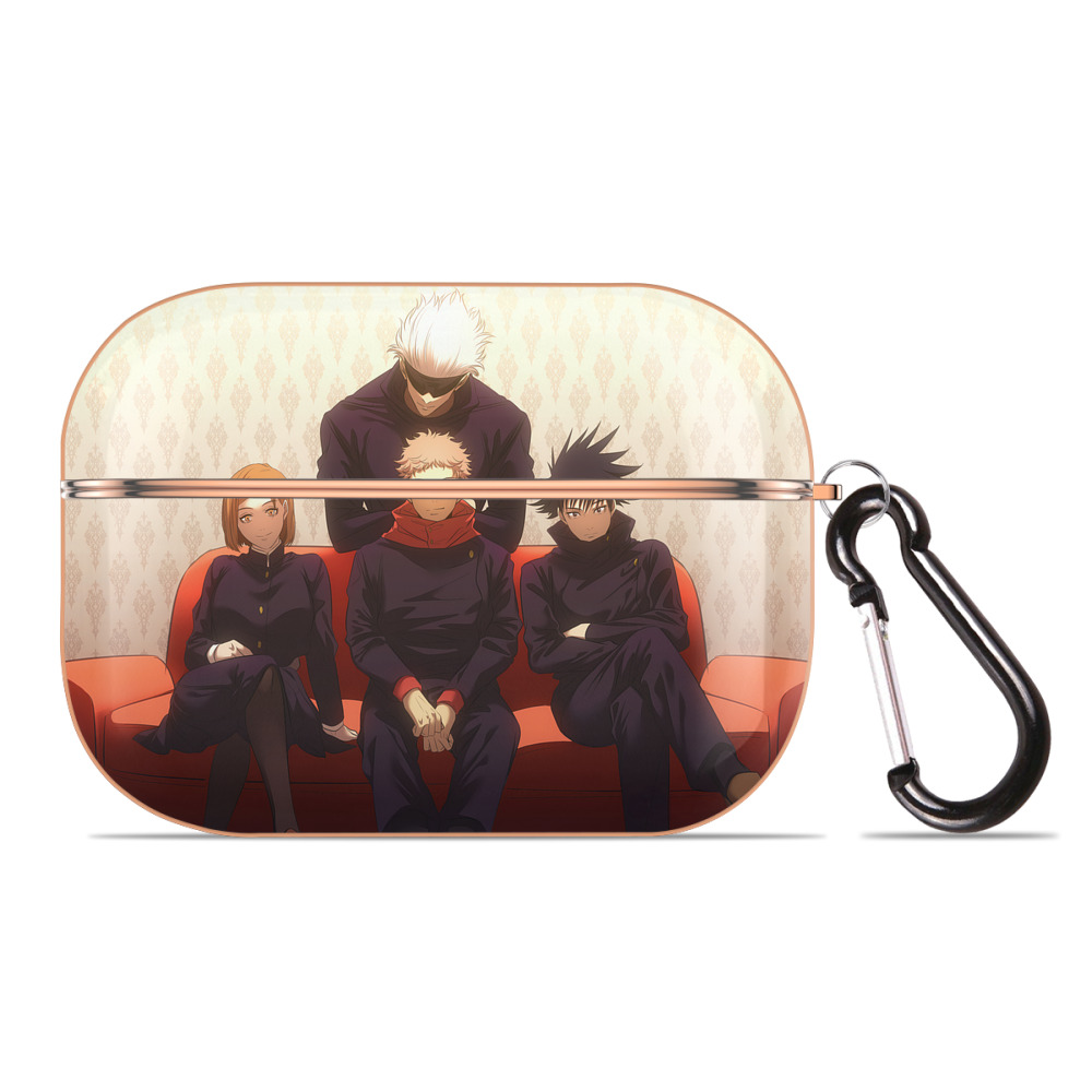 （画像用） 呪術廻戦 Jujutsu Kaisen 【AirPods Pro用】ハードシェル保護ケース｜耐衝撃・防指紋・カラビナ付き商品仕様