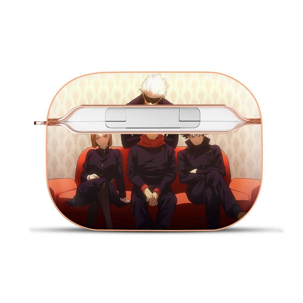 （画像用） 呪術廻戦 Jujutsu Kaisen 【AirPods Pro用】ハードシェル保護ケース｜耐衝撃・防指紋・カラビナ付き商品仕様