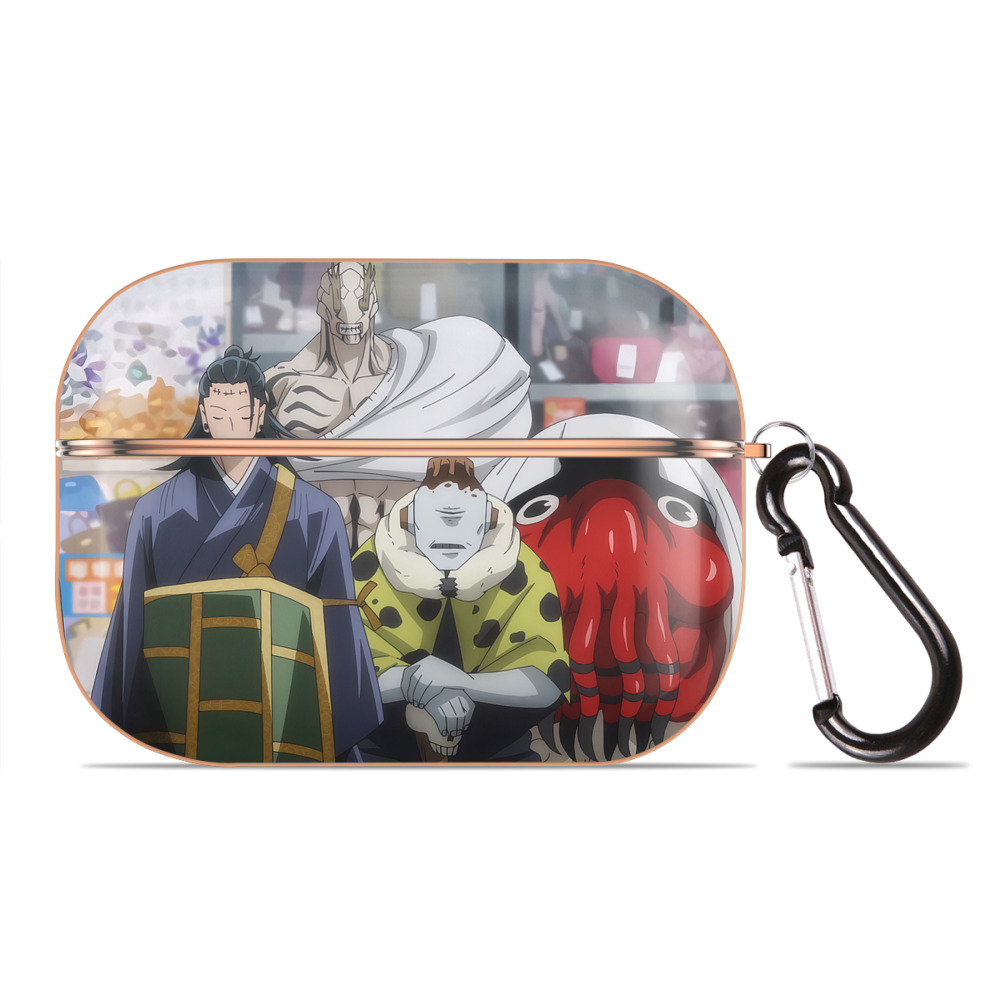 （画像用） 呪術廻戦 Jujutsu Kaisen 【AirPods Pro用】ハードシェル保護ケース｜耐衝撃・防指紋・カラビナ付き商品仕様