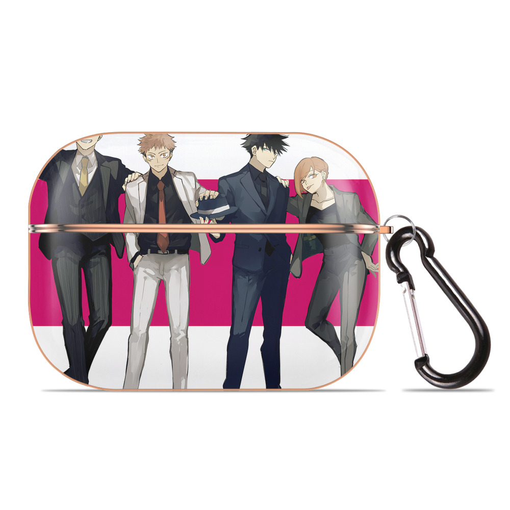 （画像用） 呪術廻戦 Jujutsu Kaisen 【AirPods Pro用】ハードシェル保護ケース｜耐衝撃・防指紋・カラビナ付き商品仕様