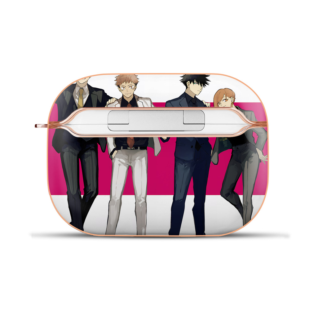 （画像用） 呪術廻戦 Jujutsu Kaisen 【AirPods Pro用】ハードシェル保護ケース｜耐衝撃・防指紋・カラビナ付き商品仕様