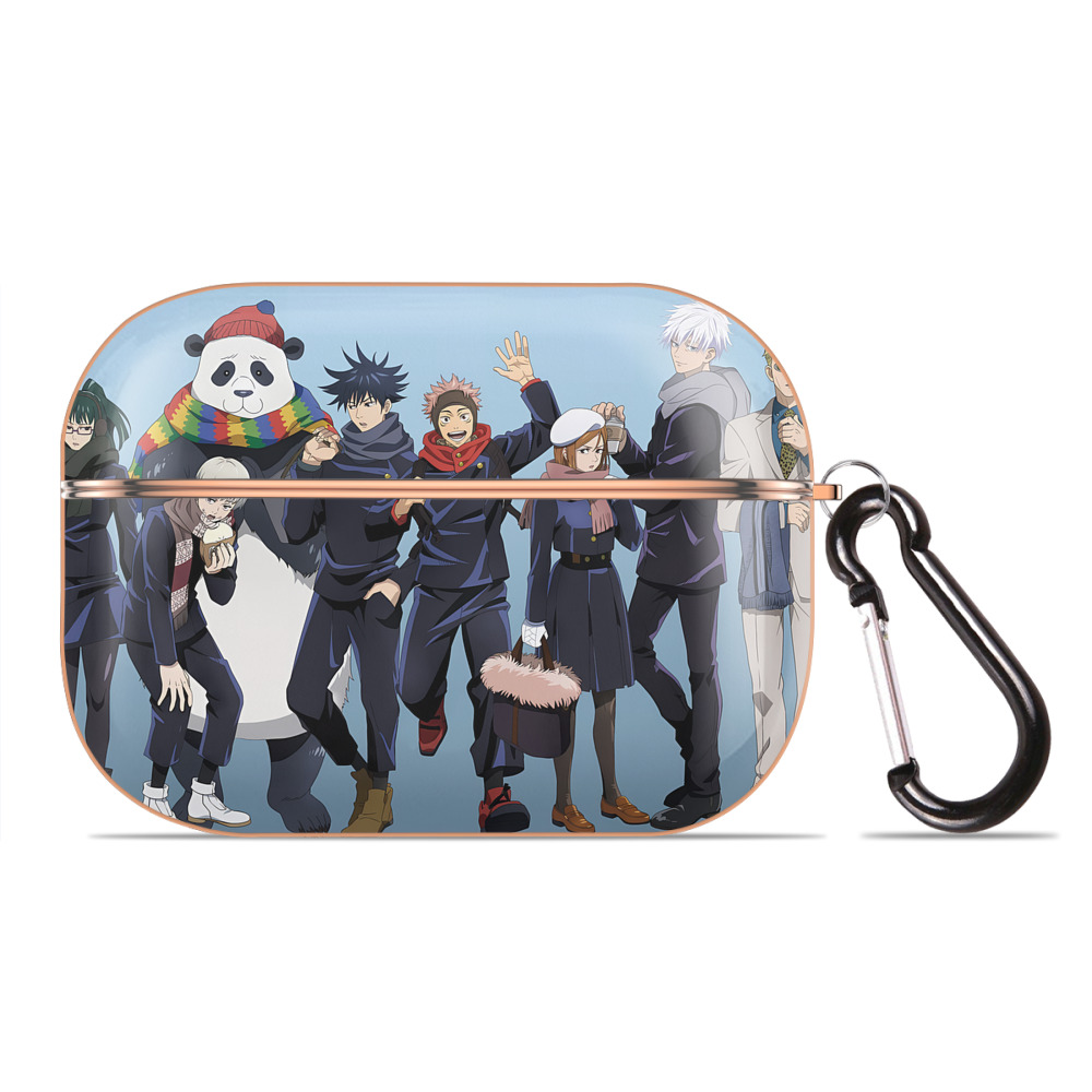 （画像用） 呪術廻戦 Jujutsu Kaisen 【AirPods Pro用】ハードシェル保護ケース｜耐衝撃・防指紋・カラビナ付き商品仕様