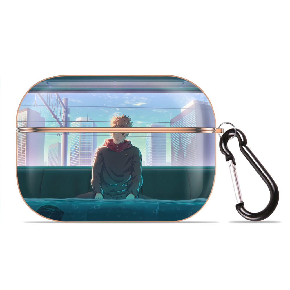 （画像用） 呪術廻戦 Jujutsu Kaisen 【AirPods Pro用】ハードシェル保護ケース｜耐衝撃・防指紋・カラビナ付き商品仕様