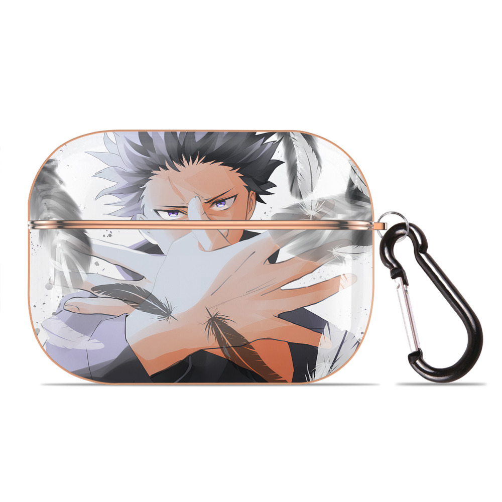 （画像用） 呪術廻戦 Jujutsu Kaisen 【AirPods Pro用】ハードシェル保護ケース｜耐衝撃・防指紋・カラビナ付き商品仕様