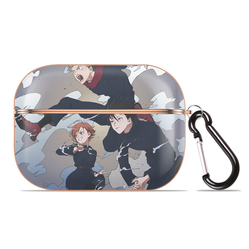 （画像用） 呪術廻戦 Jujutsu Kaisen 【AirPods Pro用】ハードシェル保護ケース｜耐衝撃・防指紋・カラビナ付き商品仕様