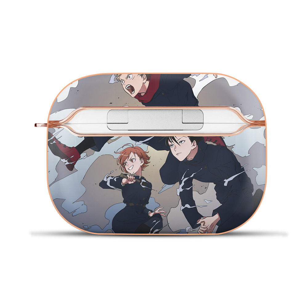 （画像用） 呪術廻戦 Jujutsu Kaisen 【AirPods Pro用】ハードシェル保護ケース｜耐衝撃・防指紋・カラビナ付き商品仕様
