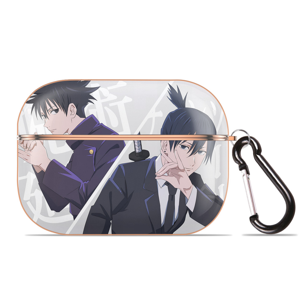 （画像用） 呪術廻戦 Jujutsu Kaisen 【AirPods Pro用】ハードシェル保護ケース｜耐衝撃・防指紋・カラビナ付き商品仕様