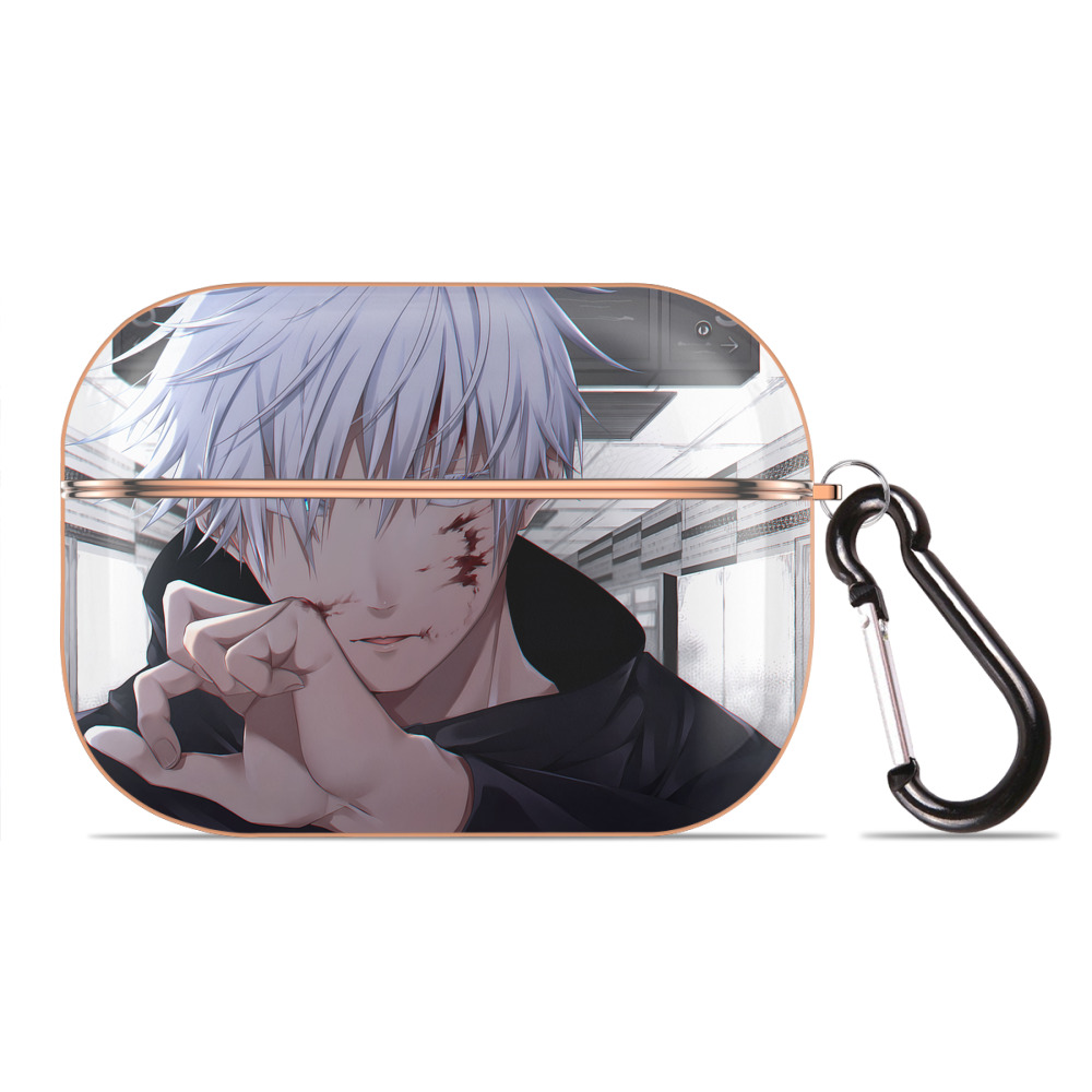 （画像用） 呪術廻戦 Jujutsu Kaisen 【AirPods Pro用】ハードシェル保護ケース｜耐衝撃・防指紋・カラビナ付き商品仕様
