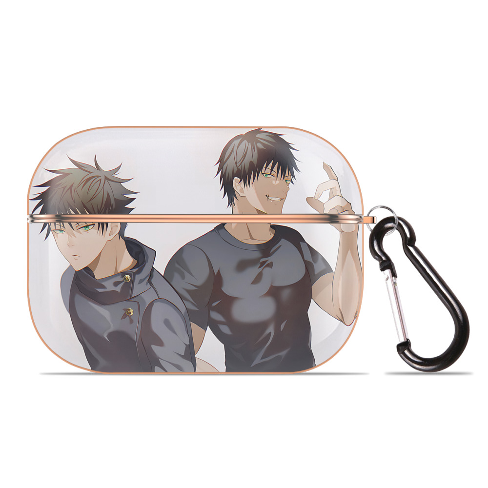 （画像用） 呪術廻戦 Jujutsu Kaisen 【AirPods Pro用】ハードシェル保護ケース｜耐衝撃・防指紋・カラビナ付き商品仕様