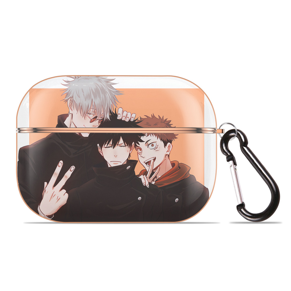 （画像用） 呪術廻戦 Jujutsu Kaisen 【AirPods Pro用】ハードシェル保護ケース｜耐衝撃・防指紋・カラビナ付き商品仕様