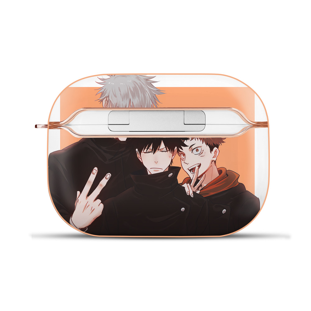 （画像用） 呪術廻戦 Jujutsu Kaisen 【AirPods Pro用】ハードシェル保護ケース｜耐衝撃・防指紋・カラビナ付き商品仕様