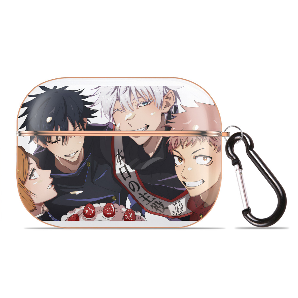 （画像用） 呪術廻戦 Jujutsu Kaisen 【AirPods Pro用】ハードシェル保護ケース｜耐衝撃・防指紋・カラビナ付き商品仕様