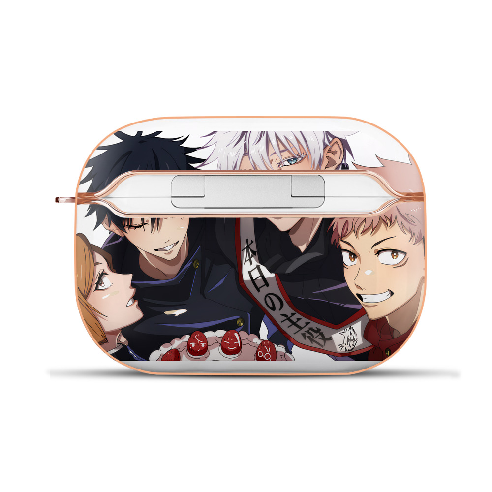 （画像用） 呪術廻戦 Jujutsu Kaisen 【AirPods Pro用】ハードシェル保護ケース｜耐衝撃・防指紋・カラビナ付き商品仕様