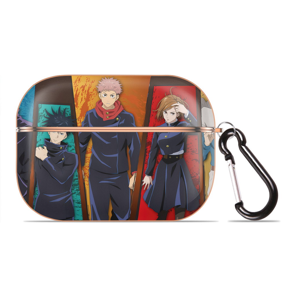 （画像用） 呪術廻戦 Jujutsu Kaisen 【AirPods Pro用】ハードシェル保護ケース｜耐衝撃・防指紋・カラビナ付き商品仕様