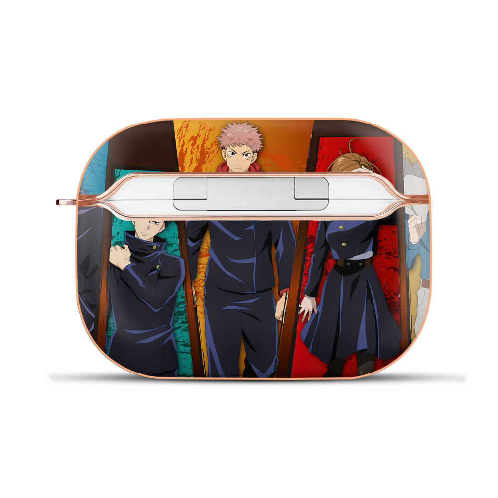 （画像用） 呪術廻戦 Jujutsu Kaisen 【AirPods Pro用】ハードシェル保護ケース｜耐衝撃・防指紋・カラビナ付き商品仕様