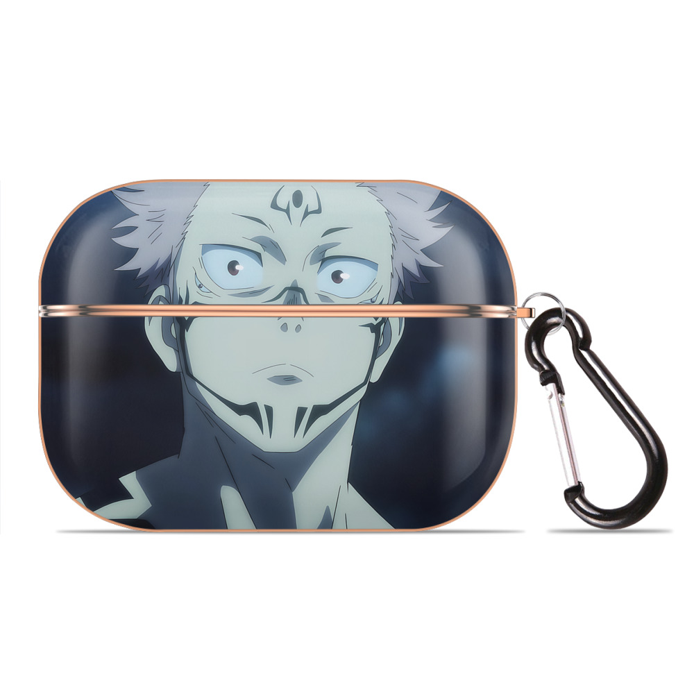 （画像用） 呪術廻戦 Jujutsu Kaisen 【AirPods Pro用】ハードシェル保護ケース｜耐衝撃・防指紋・カラビナ付き商品仕様