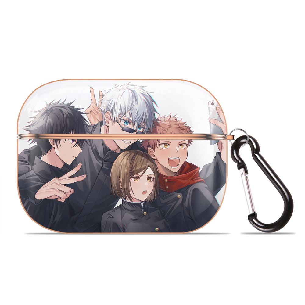 （画像用） 呪術廻戦 Jujutsu Kaisen 【AirPods Pro用】ハードシェル保護ケース｜耐衝撃・防指紋・カラビナ付き商品仕様