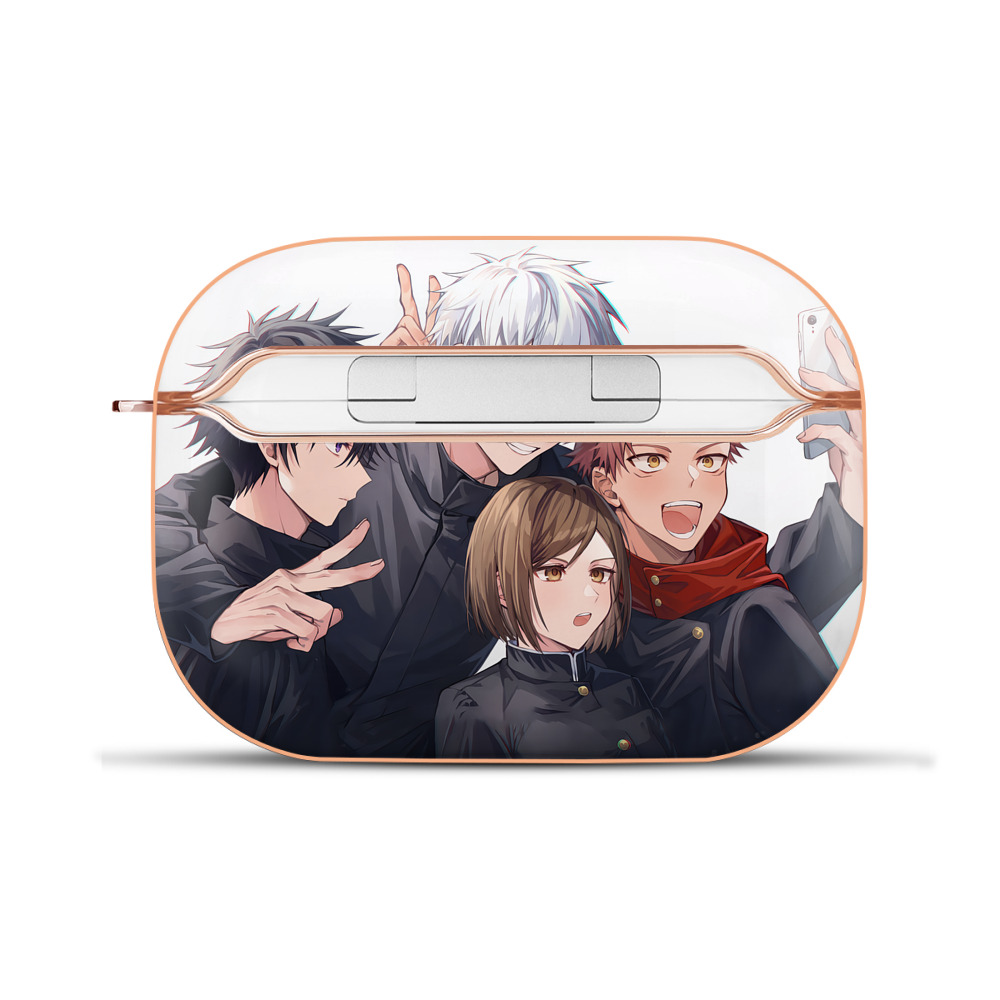 （画像用） 呪術廻戦 Jujutsu Kaisen 【AirPods Pro用】ハードシェル保護ケース｜耐衝撃・防指紋・カラビナ付き商品仕様