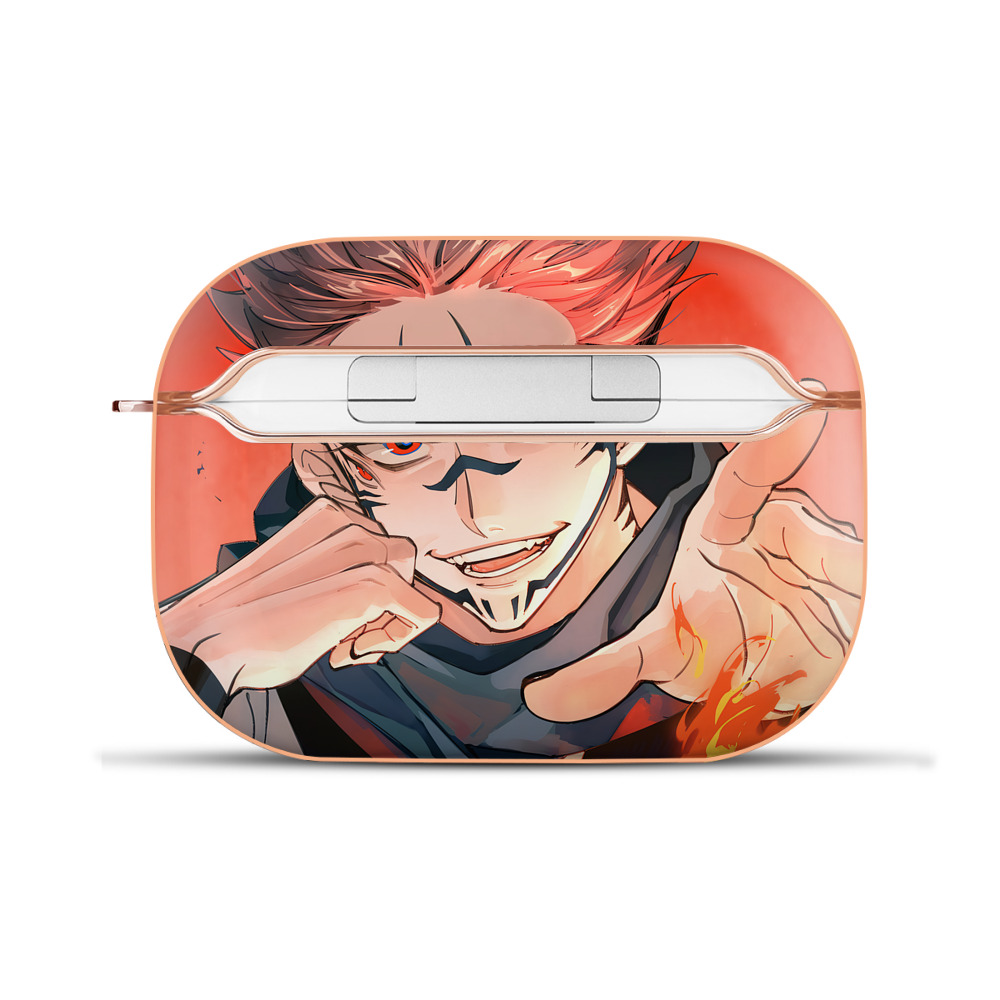 （画像用） 呪術廻戦 Jujutsu Kaisen 【AirPods Pro用】ハードシェル保護ケース｜耐衝撃・防指紋・カラビナ付き商品仕様