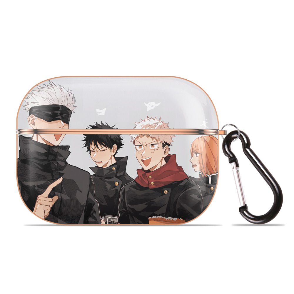 （画像用） 呪術廻戦 Jujutsu Kaisen 【AirPods Pro用】ハードシェル保護ケース｜耐衝撃・防指紋・カラビナ付き商品仕様