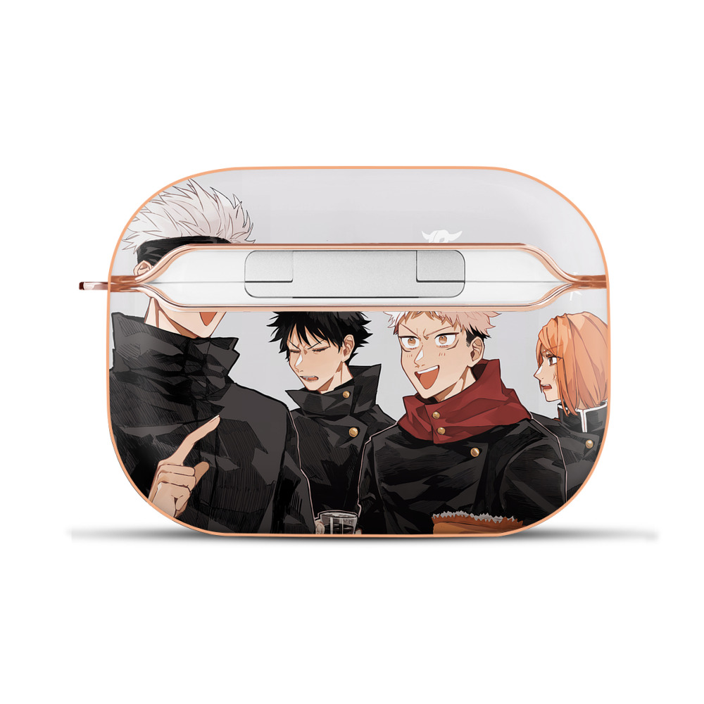 （画像用） 呪術廻戦 Jujutsu Kaisen 【AirPods Pro用】ハードシェル保護ケース｜耐衝撃・防指紋・カラビナ付き商品仕様