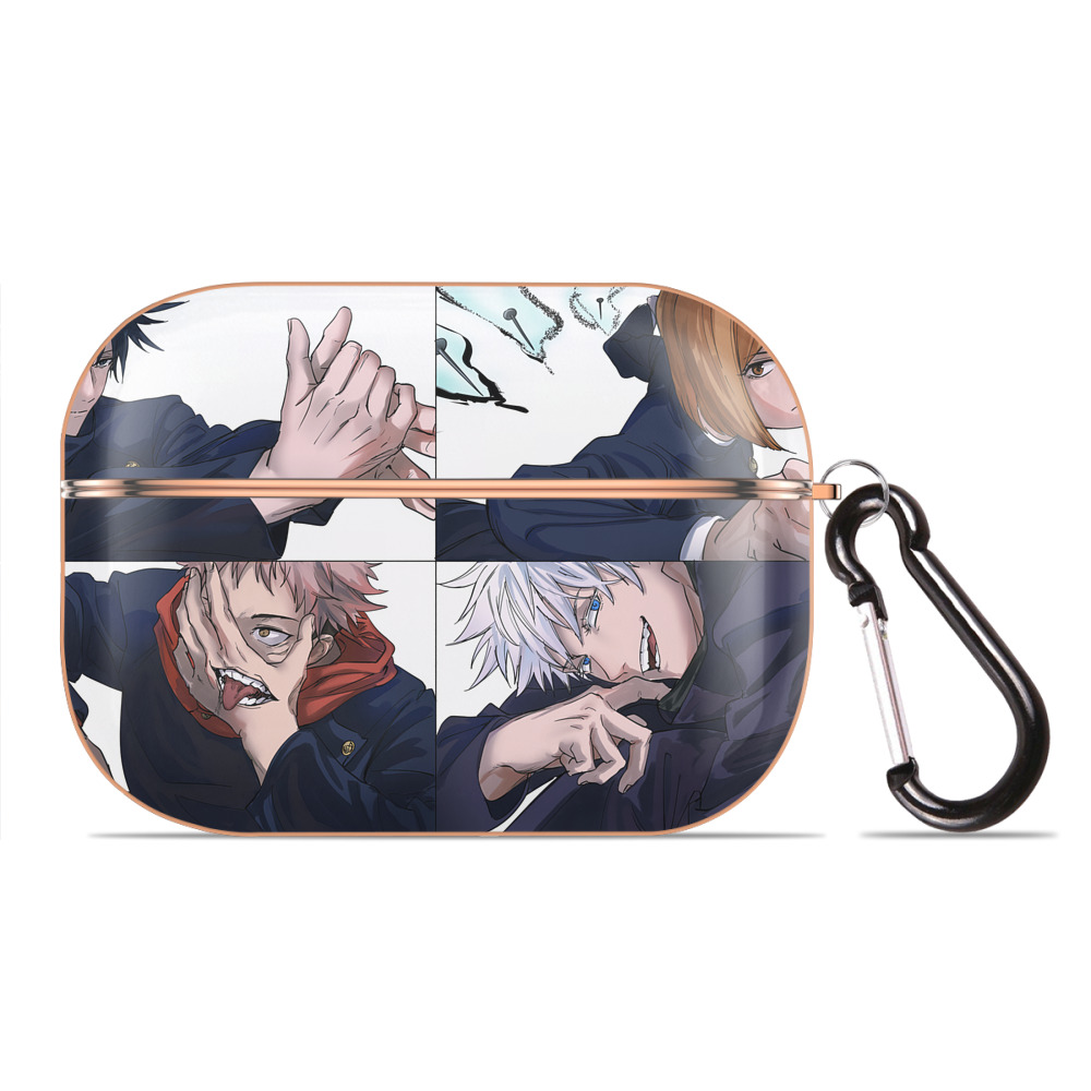 （画像用） 呪術廻戦 Jujutsu Kaisen 【AirPods Pro用】ハードシェル保護ケース｜耐衝撃・防指紋・カラビナ付き商品仕様