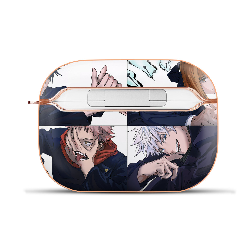 （画像用） 呪術廻戦 Jujutsu Kaisen 【AirPods Pro用】ハードシェル保護ケース｜耐衝撃・防指紋・カラビナ付き商品仕様