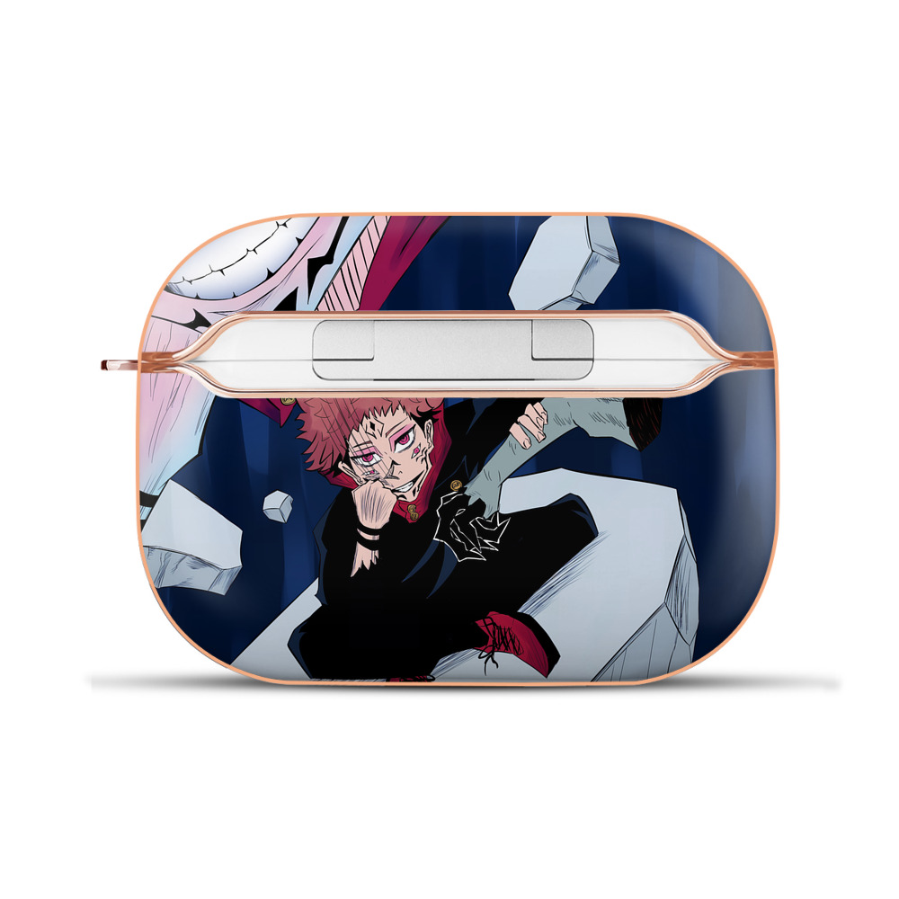 （画像用） 呪術廻戦 Jujutsu Kaisen 【AirPods Pro用】ハードシェル保護ケース｜耐衝撃・防指紋・カラビナ付き商品仕様