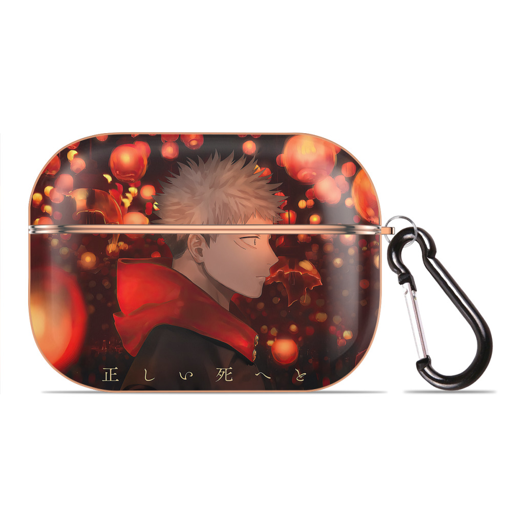 （画像用） 呪術廻戦 Jujutsu Kaisen 【AirPods Pro用】ハードシェル保護ケース｜耐衝撃・防指紋・カラビナ付き商品仕様