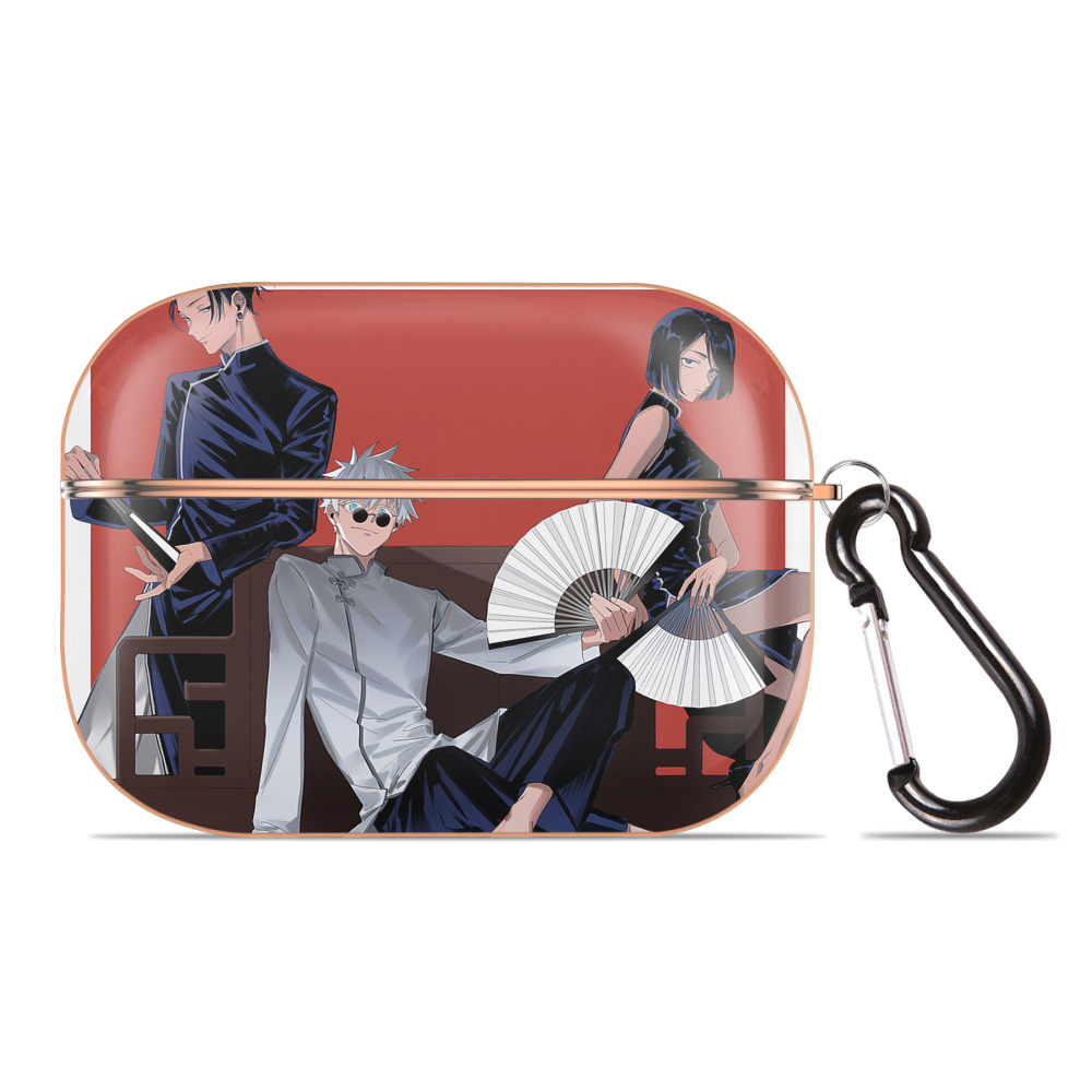 （画像用） 呪術廻戦 Jujutsu Kaisen 【AirPods Pro用】ハードシェル保護ケース｜耐衝撃・防指紋・カラビナ付き商品仕様