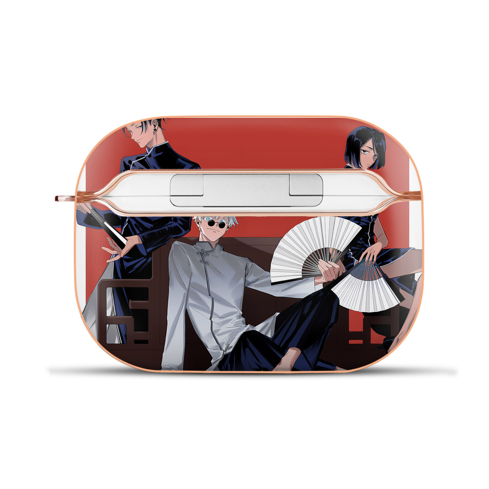 （画像用） 呪術廻戦 Jujutsu Kaisen 【AirPods Pro用】ハードシェル保護ケース｜耐衝撃・防指紋・カラビナ付き商品仕様