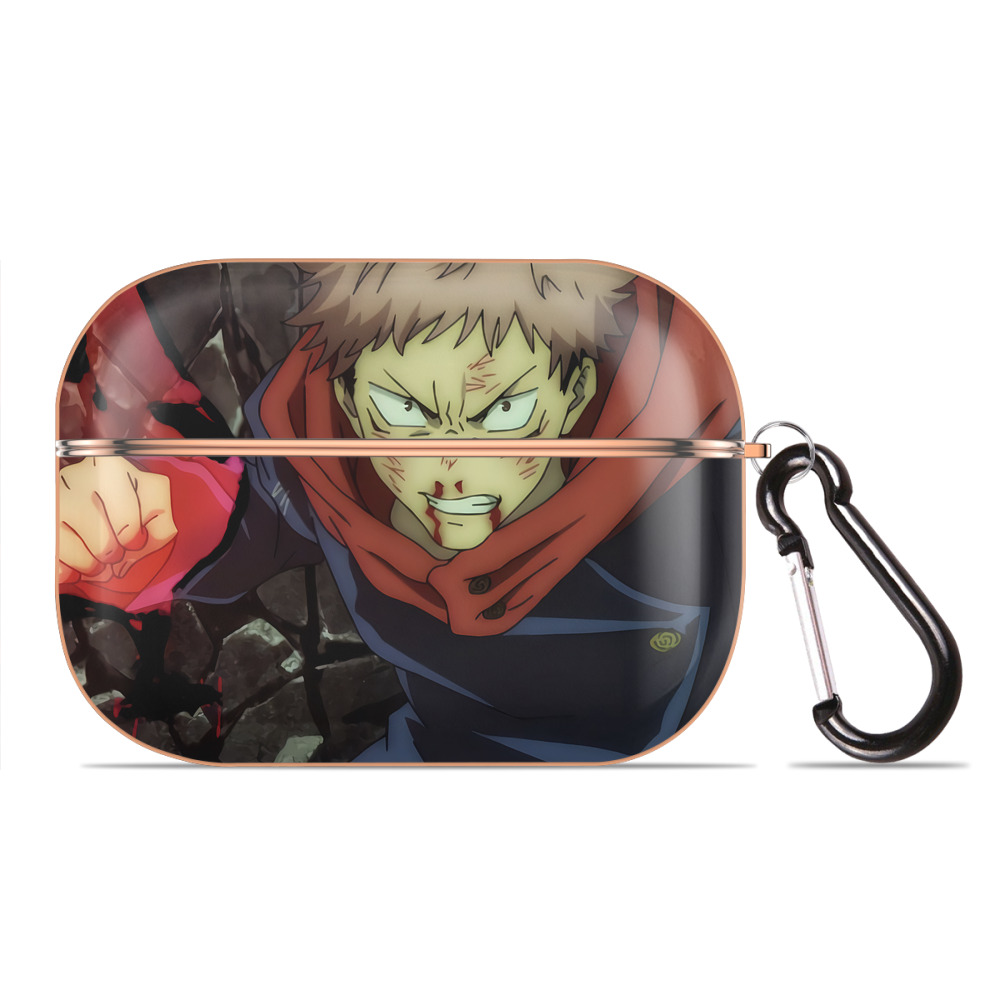 （画像用） 呪術廻戦 Jujutsu Kaisen 【AirPods Pro用】ハードシェル保護ケース｜耐衝撃・防指紋・カラビナ付き商品仕様