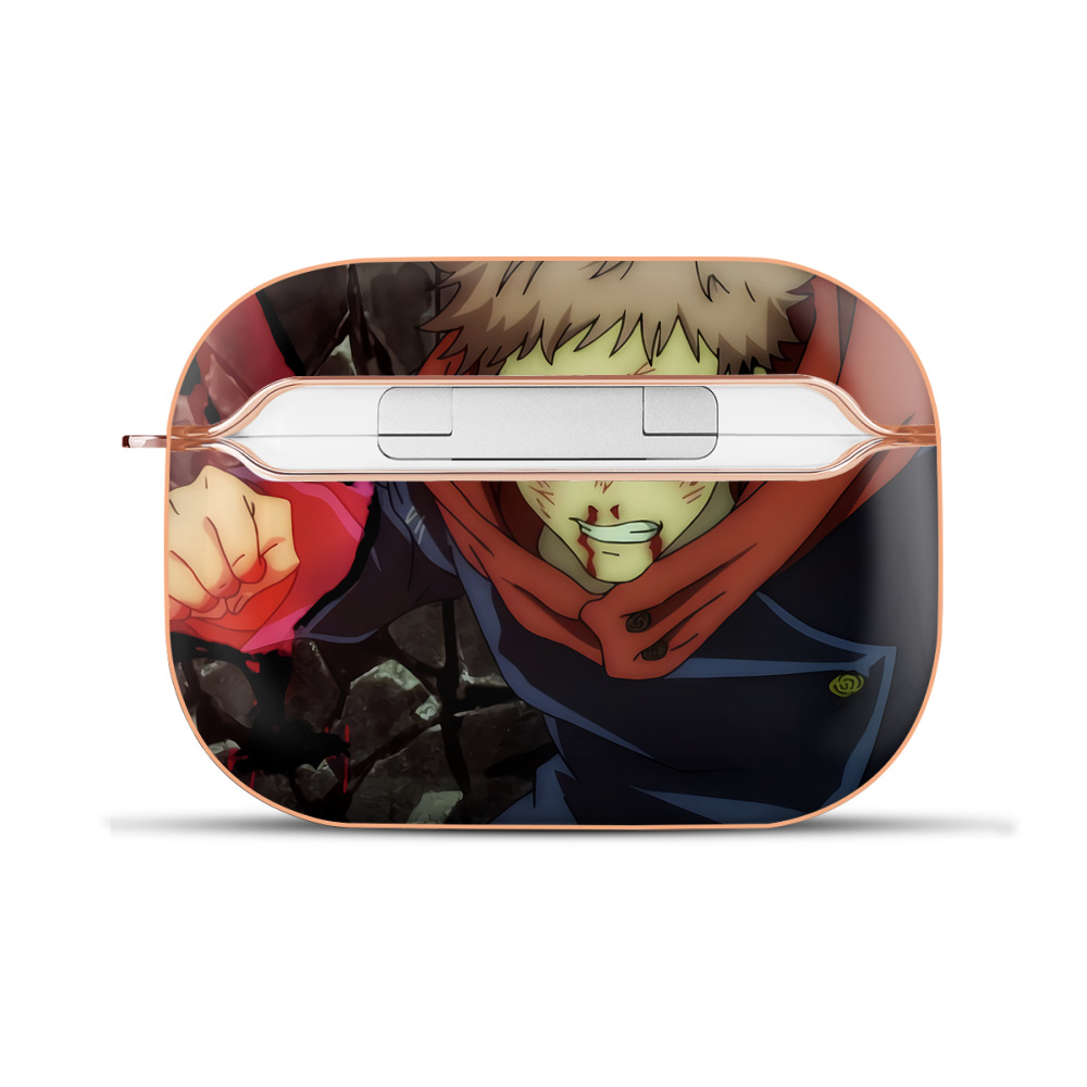 （画像用） 呪術廻戦 Jujutsu Kaisen 【AirPods Pro用】ハードシェル保護ケース｜耐衝撃・防指紋・カラビナ付き商品仕様