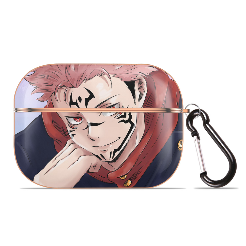 （画像用） 呪術廻戦 Jujutsu Kaisen 【AirPods Pro用】ハードシェル保護ケース｜耐衝撃・防指紋・カラビナ付き商品仕様